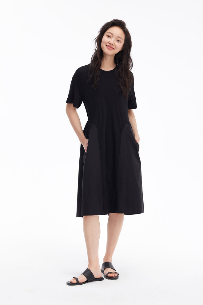 Simple Casual Stitching Dress