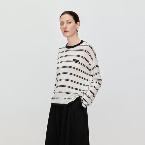 Striped Knitted Sweater