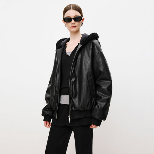 Cat Ear Hooded Puffer Jacket