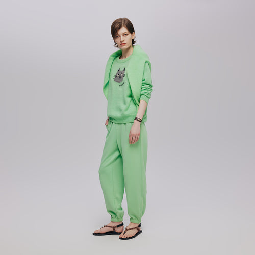 Lapis Green Sweatshirt Pants