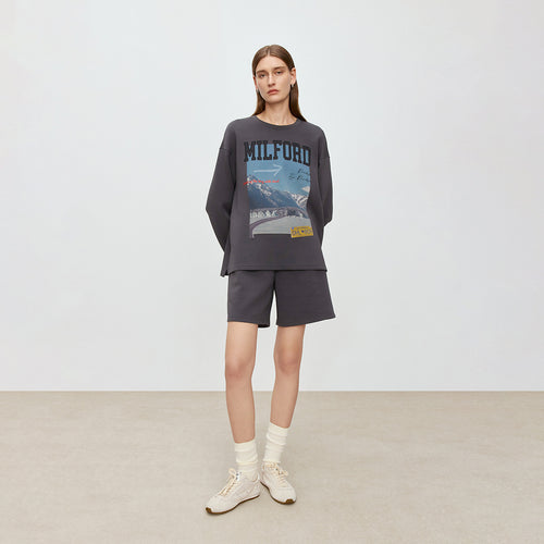 Charcoal Grey Relaxed Shorts