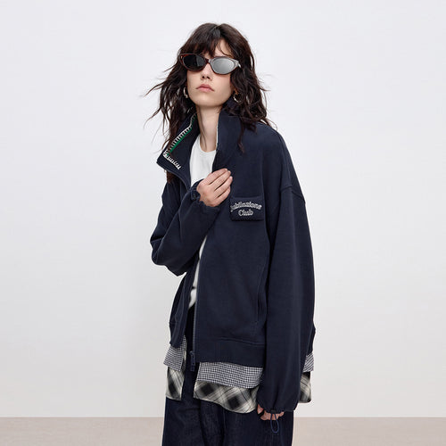 Prussian Blue Panel Jacket