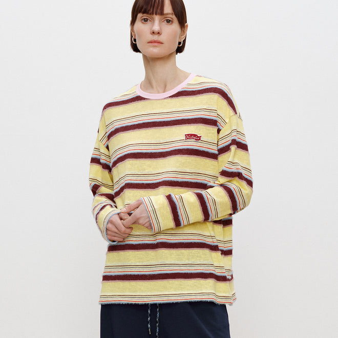 Berry Happy Stripe Tee