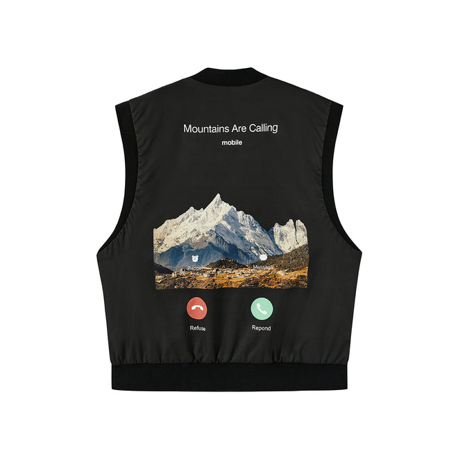Printed Ski Vest