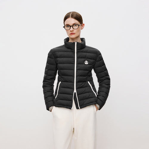 Cat Fitted Down Jacket