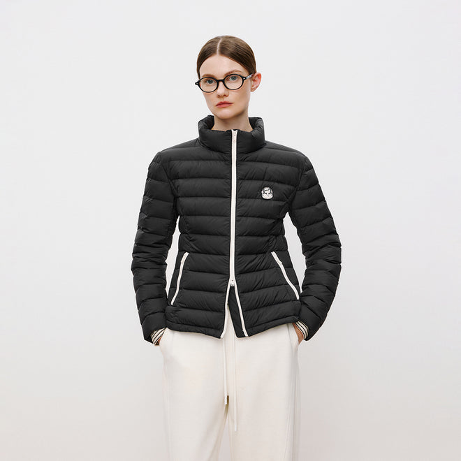 Cat Fitted Down Jacket