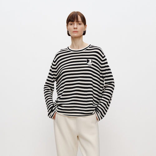 Black & White Stripe Sweater