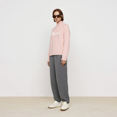 Sakura Powder Milk Jelly High Neck Sweater