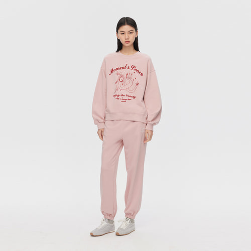 Smoke Pink Rose Sweatpants