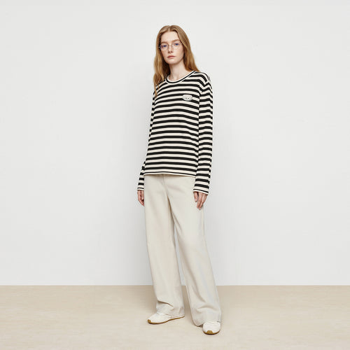 Oreo Knitted Striped Sweater