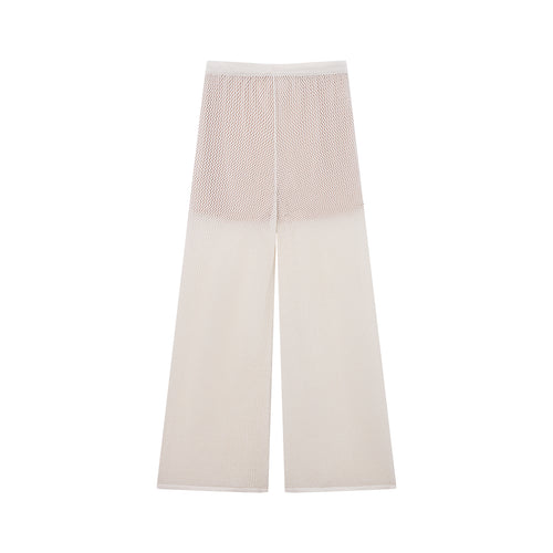 Ballet Openwork Knit Pants