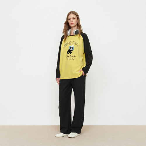 Double Sided Velvet Banana Pants