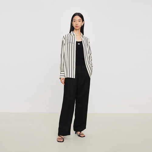 Washed Hemp Styling Pants