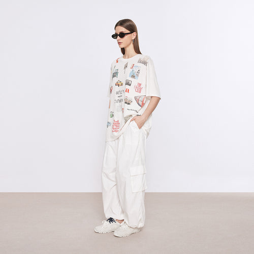 White Noise Soft Light Pants