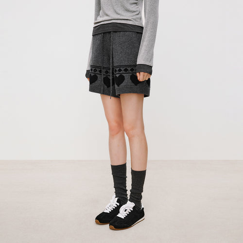 Fair Isle Wool Shorts