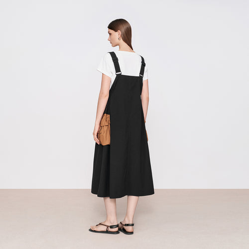 Minimalist Suspenders Skirt