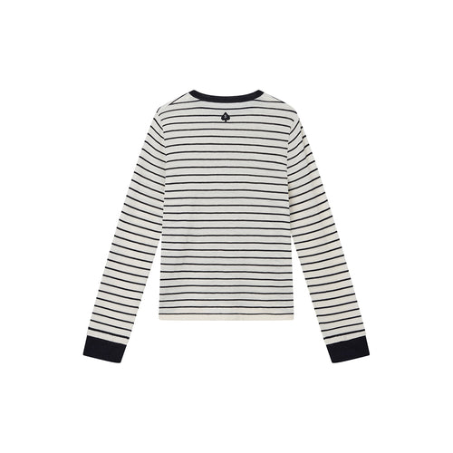 Black & White Fine Stripe Sweater