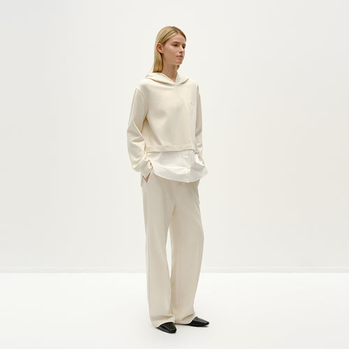 Simple Cloud Sense Straight Leg Sweatpants