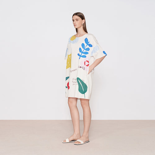 Color Block Garden Dress