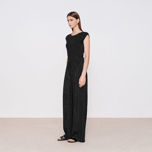 Pleated Air Pants