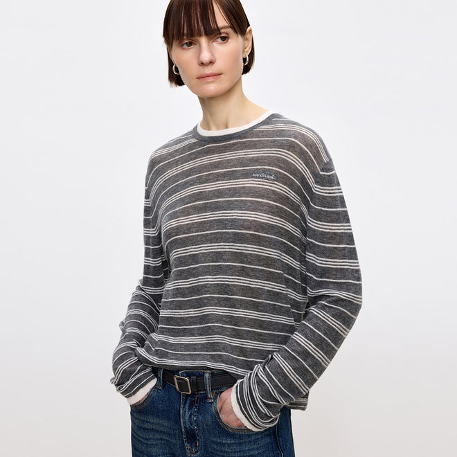 Oreo Layered Knit Sweater