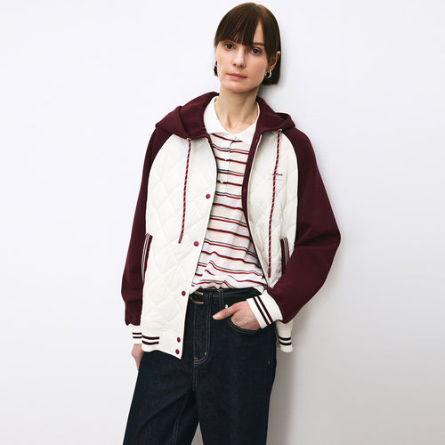 Raspberry Berry Varsity Jacket