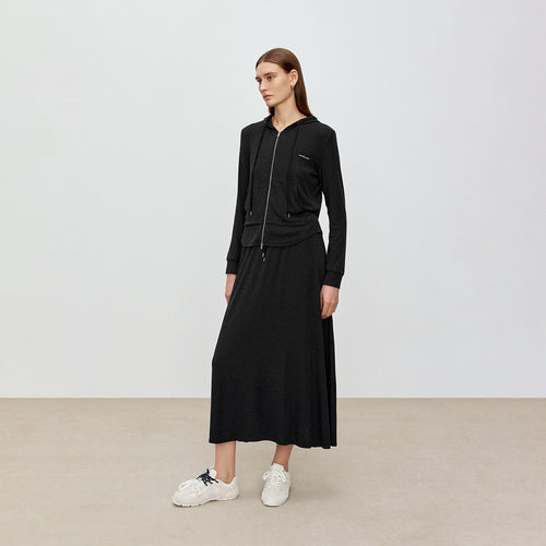 Silhouette Poem Maxi Skirt