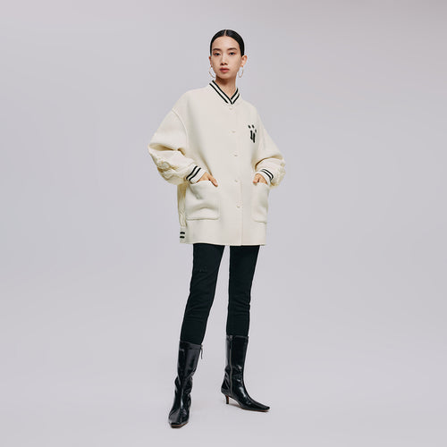 White Baseball Jacket