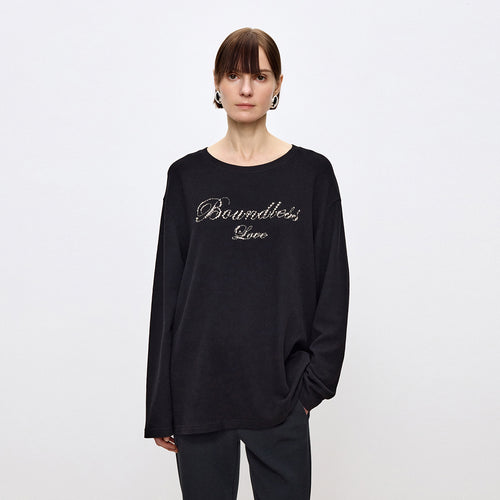 Midnight Melody Rhinestone Tee