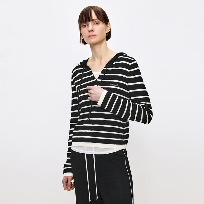 Misty Moonlight Stripe Pullover