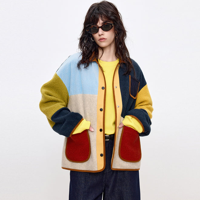 Color-Block Après-Ski Jacket