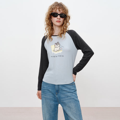 U.dengdeng Vacation Color-Block Tee