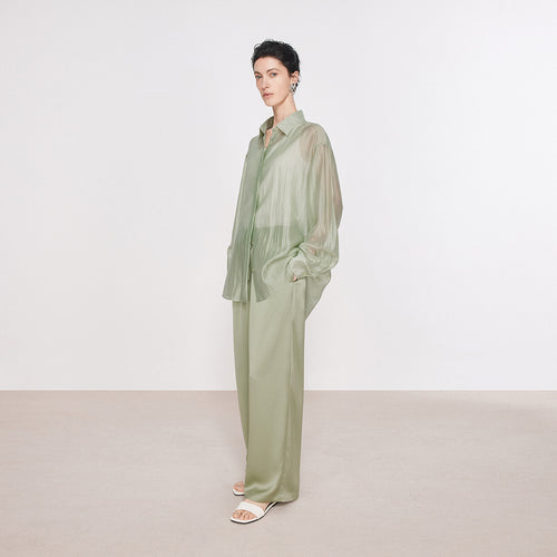 Misty Sheer Tie Blouse