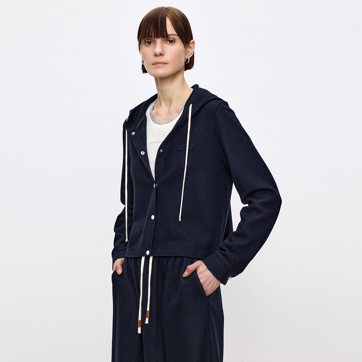 Blueberry Tea Hooded Jacket Blueberry Tea Hooded Jacket