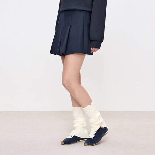 MIU-Style Pleated Skirt