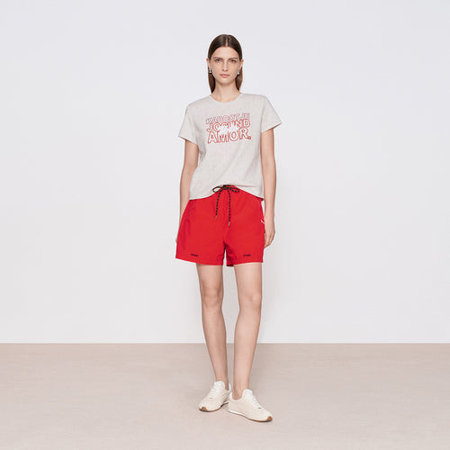 Sun-Dried Tomato Red Shorts