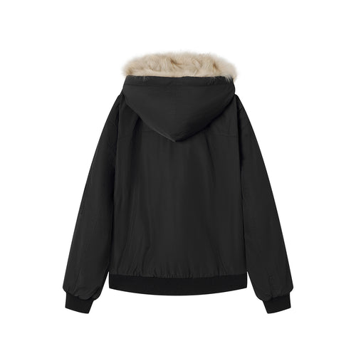 Twilight Rhythm Hair Collar Flight Jacket