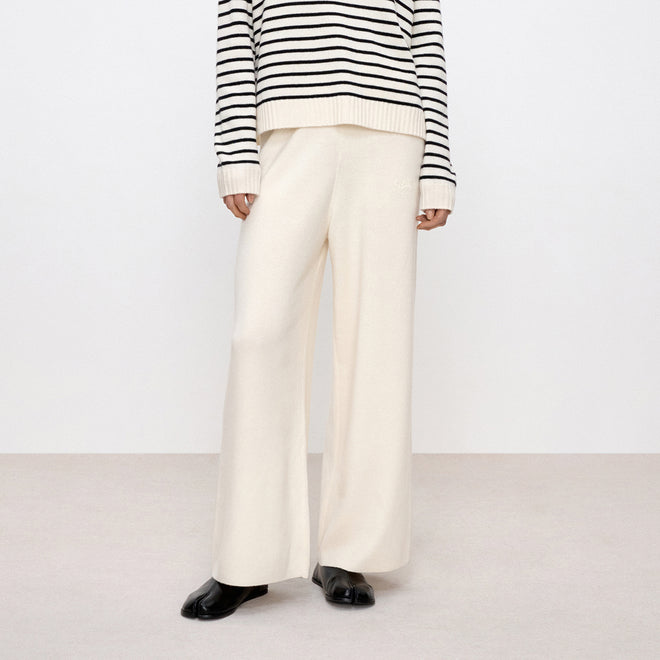 Coconut Milk Knit Pants