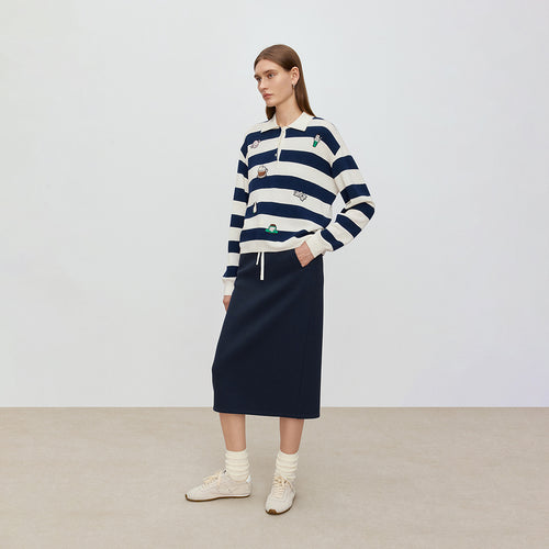 Casual Straight Skirt