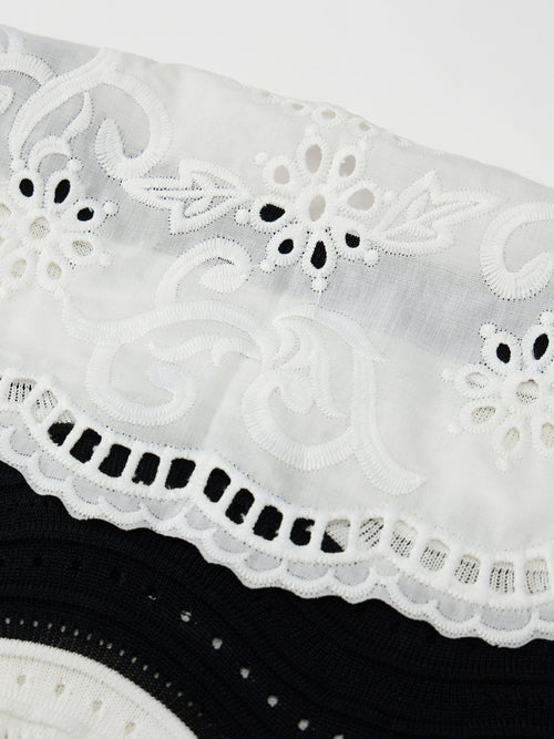 Lolita Cropped Lace Top-Sample