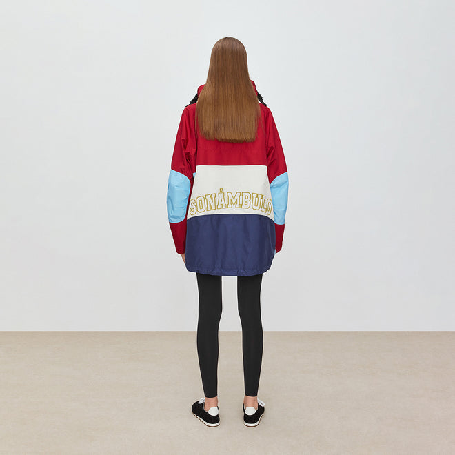 Color-Block Hooded Jacket