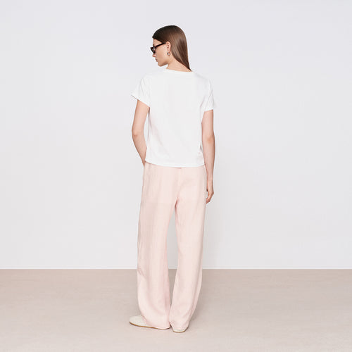 Cloud Pink Pleated Pants