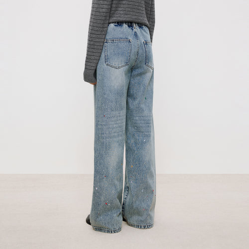 Colorful Rhinestone Jeans