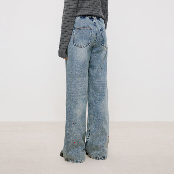 Colorful Rhinestone Jeans