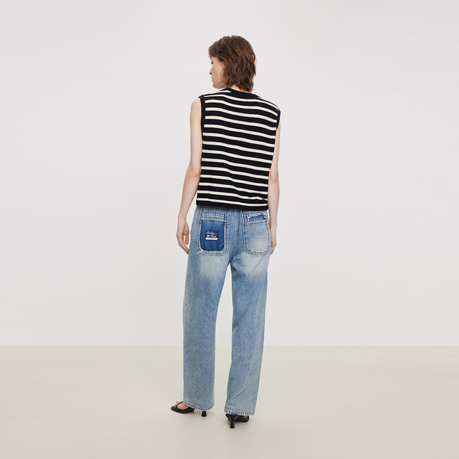 Denim de rue d'été