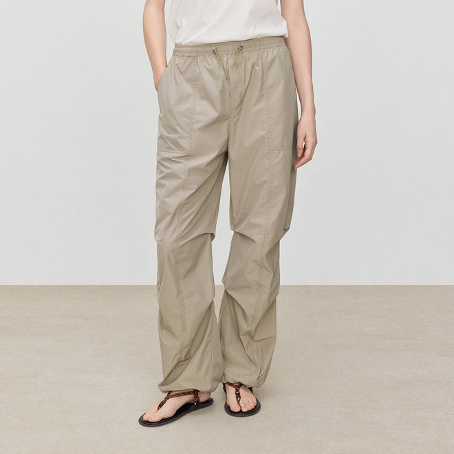 Olive Martini Parachute Pants
