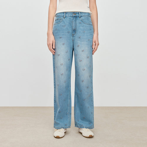 Printed Jeans