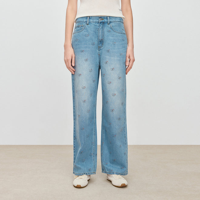 Printed Jeans