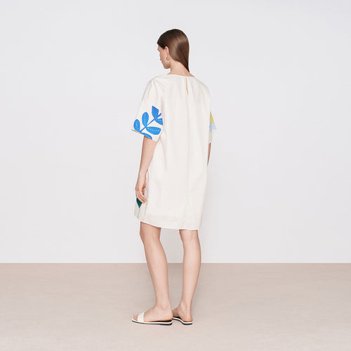 Color Block Garden Dress