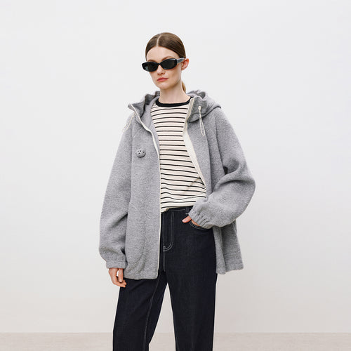 Boucle Wool Coat